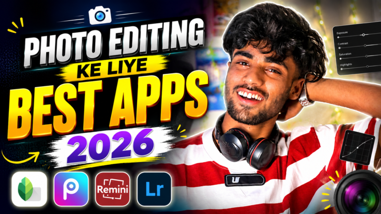 Photo Editing Ke Liye Best Apps 2026